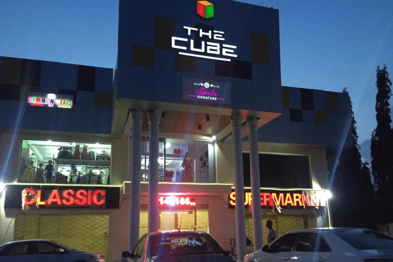 the cube front 1